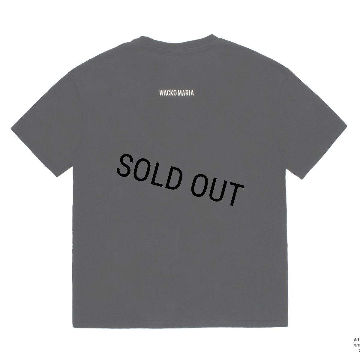 画像2: WACKO MARIA/TERRIFIER / WASHED HEAVY WEIGHT T-SHIRT（BLACK）［プリント+刺繍T-26春夏］ (2)