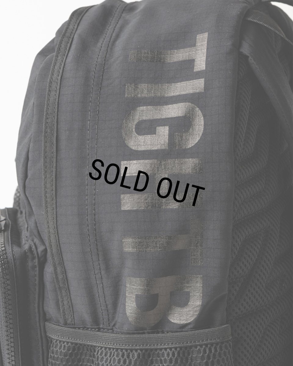 画像9: TIGHTBOOTH/DOUBLE POCKET RIPSTOP BACKPACK（Black）［リップストップバックパック-26春夏］ (9)
