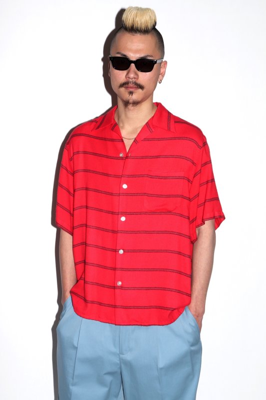 WACKO MARIA/SOLBIATI / DOUBLE PLEATED TROUSERS（BLUE）［ツータック