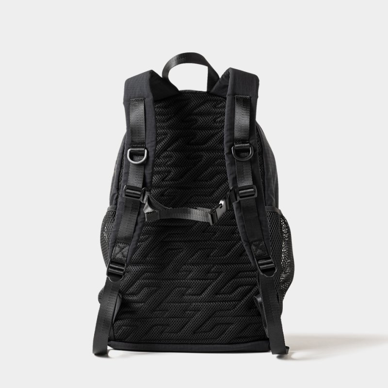 画像2: TIGHTBOOTH/DOUBLE POCKET RIPSTOP BACKPACK（Black）［リップストップバックパック-26春夏］