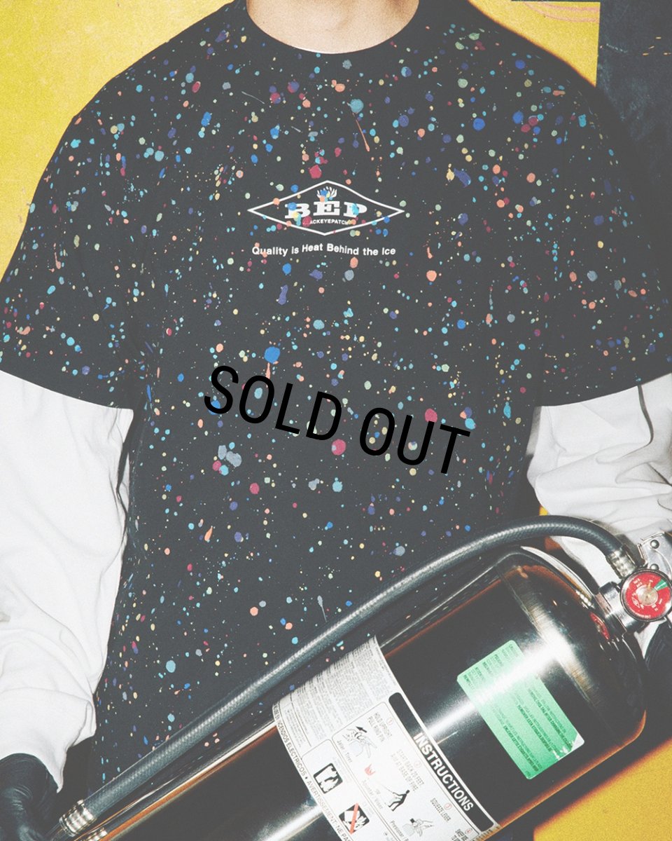 画像3: BlackEyePatch/PAINT SPLATTERED EXTINGUISHER TEE（BLACK） (3)