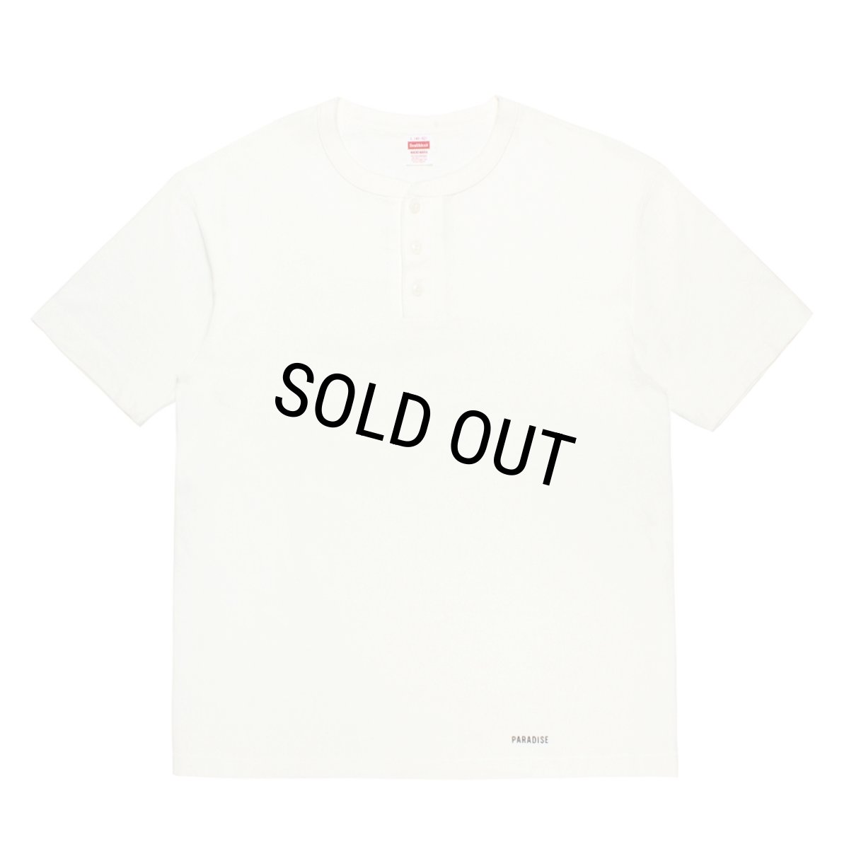 画像1: WACKO MARIA/HEALTHKNIT / HENLEY NECK T-SHIRT（WHITE）［ヘンリーネックT-26春夏］ (1)