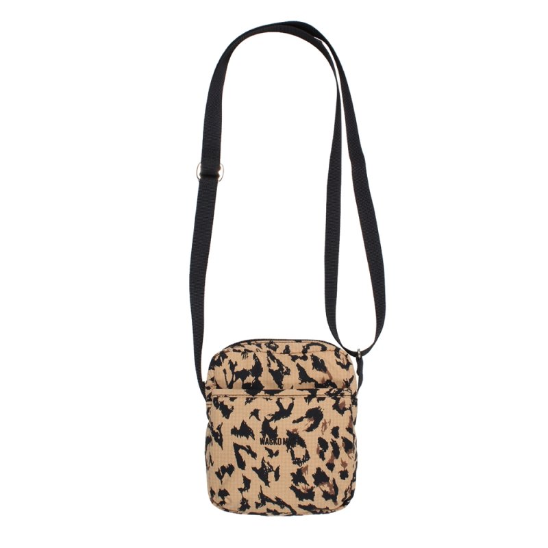 画像1: WACKO MARIA/SPEAK EASY / LEOPARD SMALL SHOULDER BAG（BEIGE）［レオパードスモールショルダーバッグ-26春夏］
