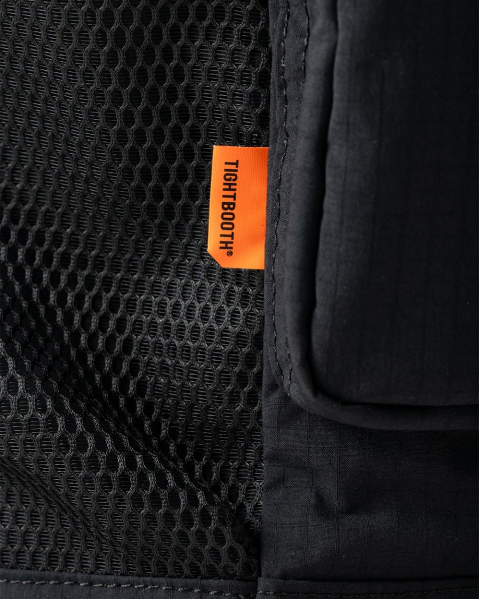 画像11: TIGHTBOOTH/DOUBLE POCKET RIPSTOP BACKPACK（Black）［リップストップバックパック-26春夏］ (11)