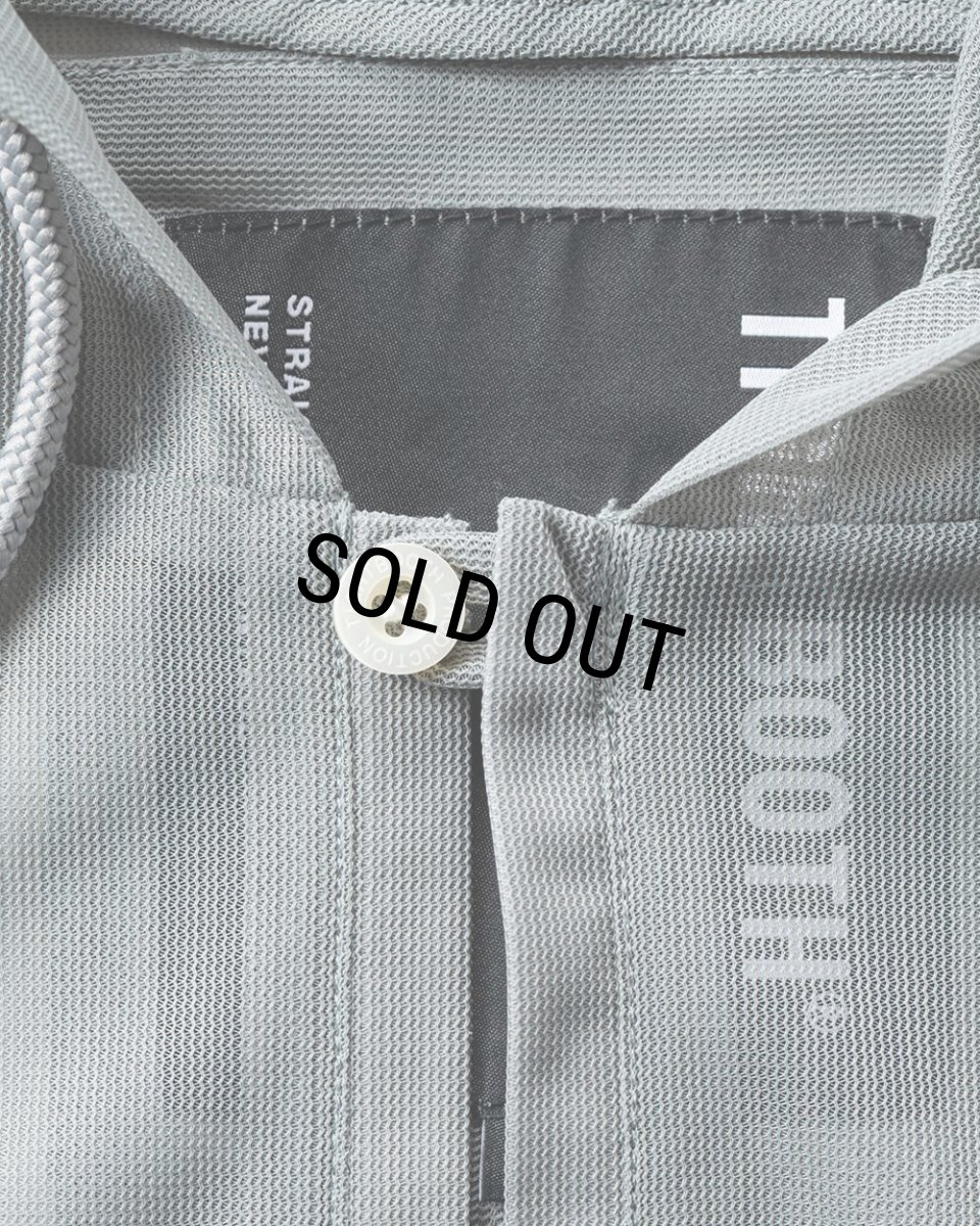 画像4: TIGHTBOOTH/LABEL LOGO SHEER PARKA（Gray）［ラベルロゴシアーパーカー-26春夏］ (4)