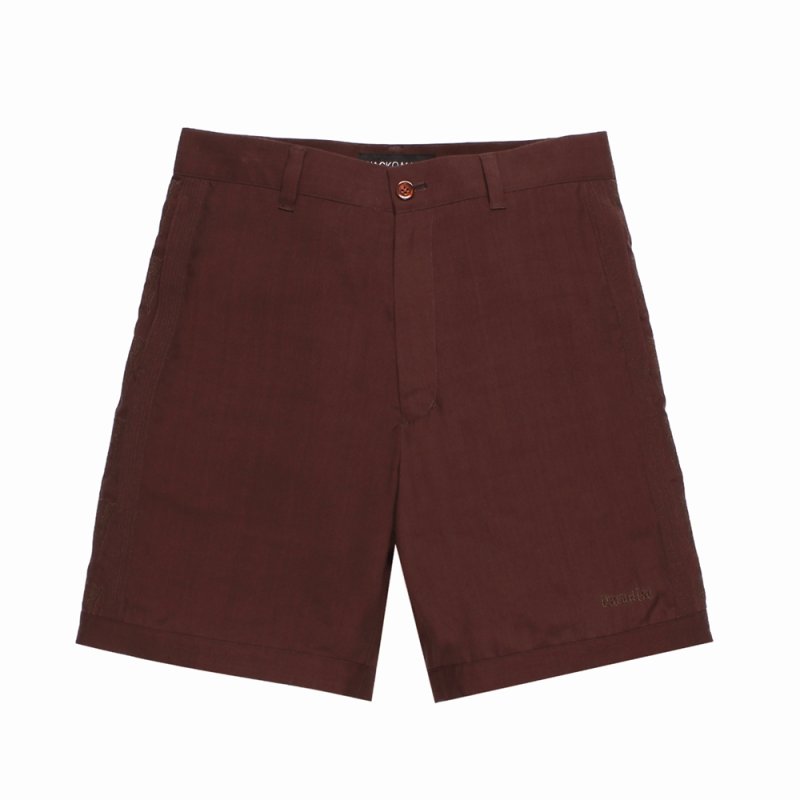 画像1: WACKO MARIA/CUBA SHORTS（BROWN）［キューバショーツ-26春夏］