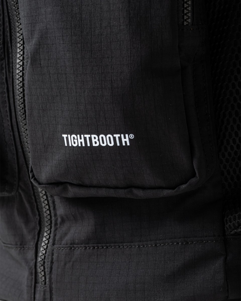 画像6: TIGHTBOOTH/DOUBLE POCKET RIPSTOP BACKPACK（Black）［リップストップバックパック-26春夏］ (6)