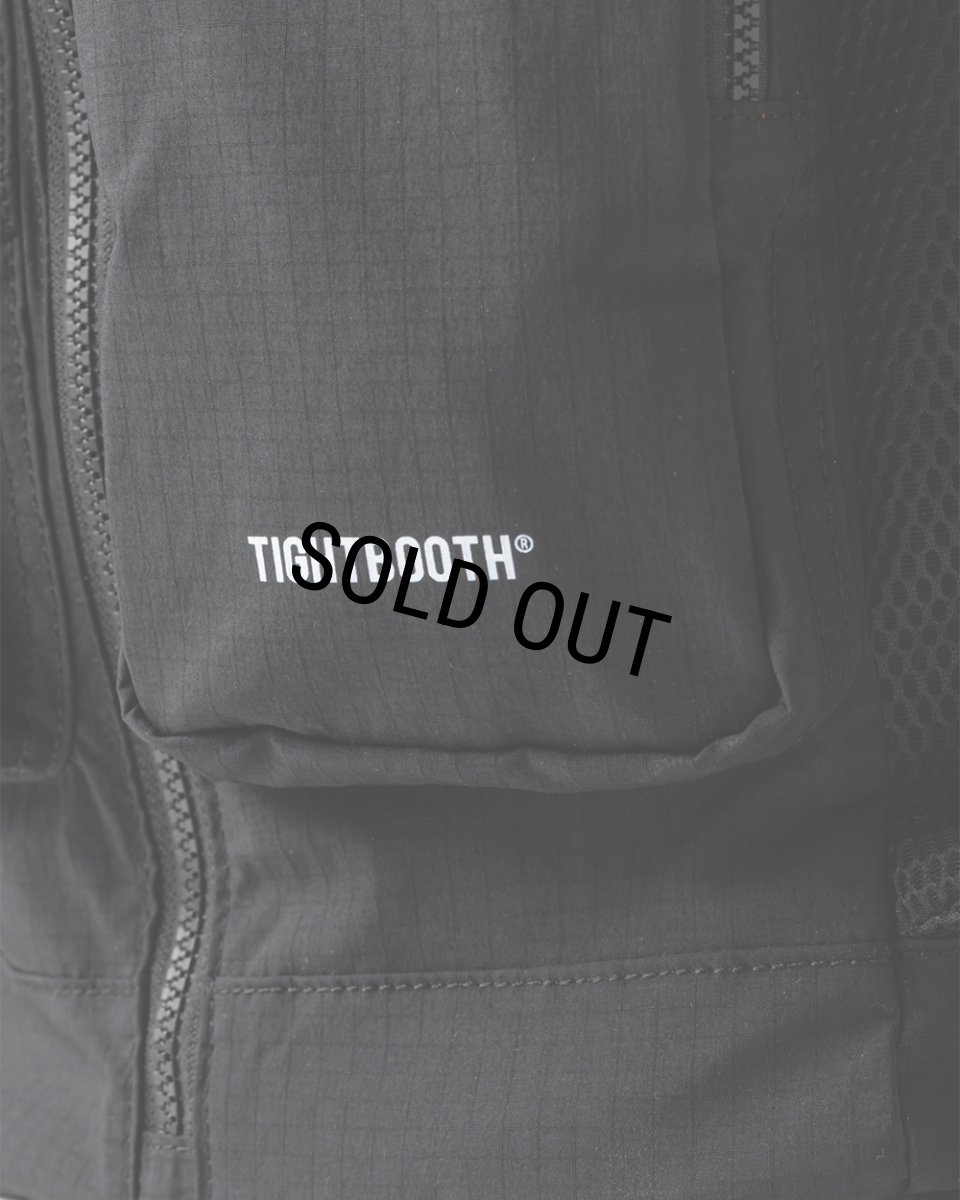 画像6: TIGHTBOOTH/DOUBLE POCKET RIPSTOP BACKPACK（Black）［リップストップバックパック-26春夏］ (6)