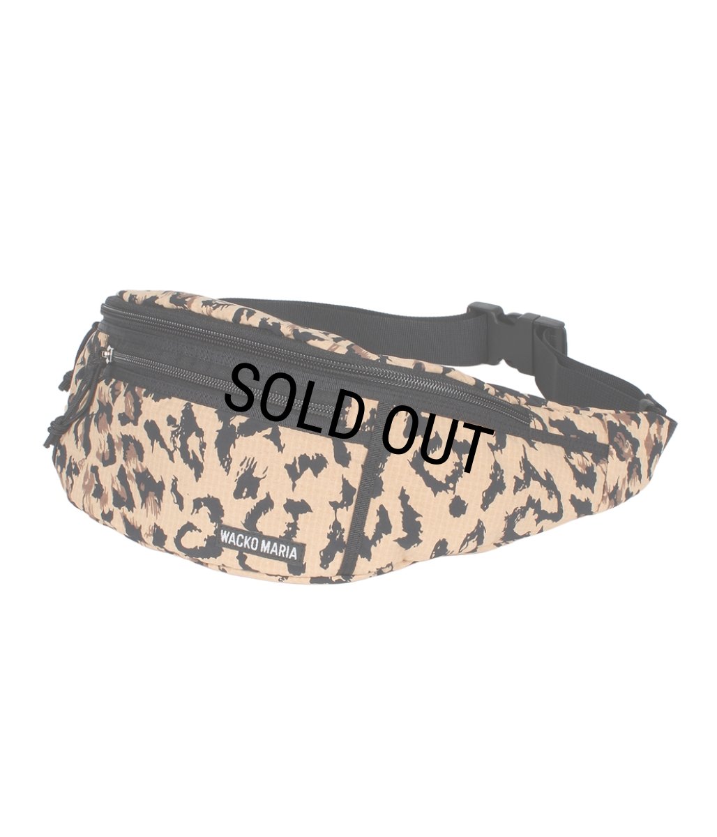 画像2: WACKO MARIA/SPEAK EASY / LEOPARD WAIST BAG（BEIGE）［レオパードウエストバッグ-26春夏］ (2)