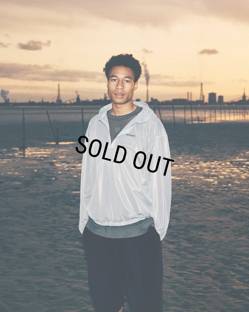 画像14: TIGHTBOOTH/LABEL LOGO SHEER PARKA（Gray）［ラベルロゴシアーパーカー-26春夏］ (14)