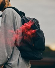 画像15: TIGHTBOOTH/DOUBLE POCKET RIPSTOP BACKPACK（Black）［リップストップバックパック-26春夏］ (15)