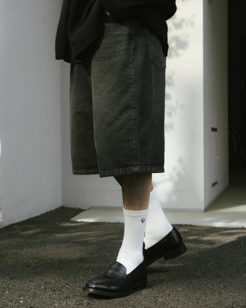 画像4: COOTIE PRODUCTIONS/N/C Middle Socks（White）［ミドルソックス-26春夏］ (4)