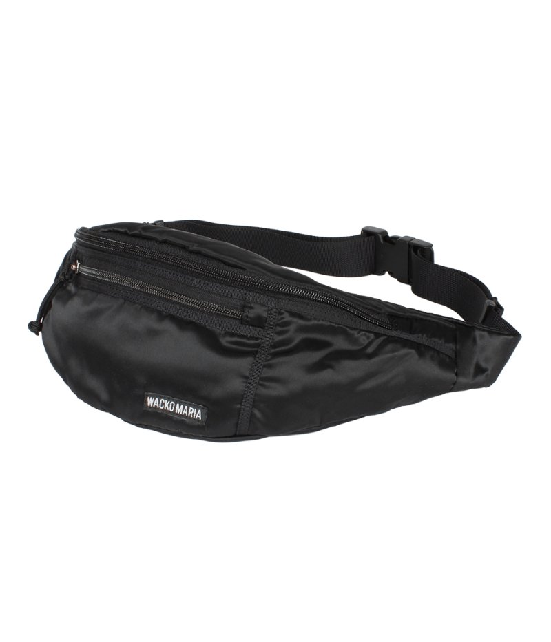 画像2: WACKO MARIA/SPEAK EASY / NYLON WAIST BAG（BLACK）［ナイロンウエストバッグ-26春夏］