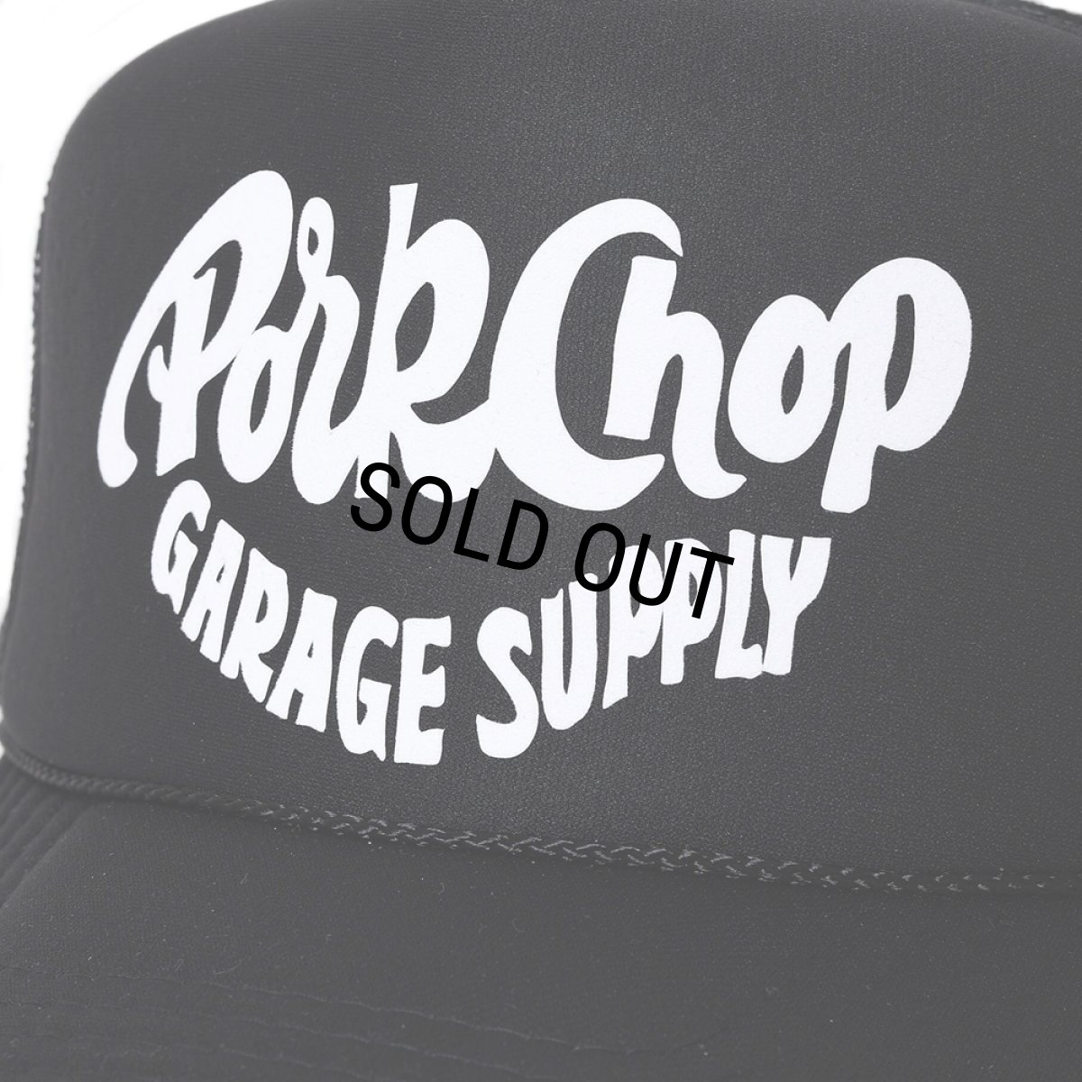 画像3: PORKCHOP/PORKY MESH CAP（BLACK）［ポーキーメッシュキャップ-26春夏］ (3)