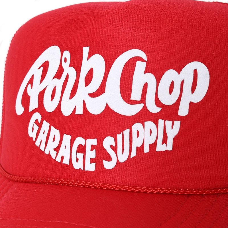画像3: PORKCHOP/PORKY MESH CAP（RED）［ポーキーメッシュキャップ-26春夏］