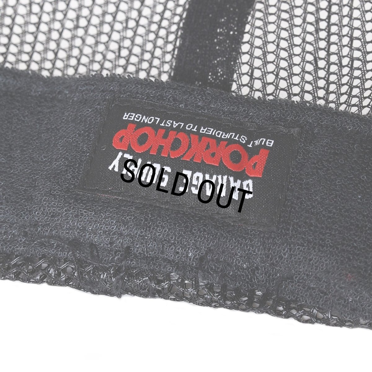 画像4: PORKCHOP/PORKY MESH CAP（BLACK）［ポーキーメッシュキャップ-26春夏］ (4)