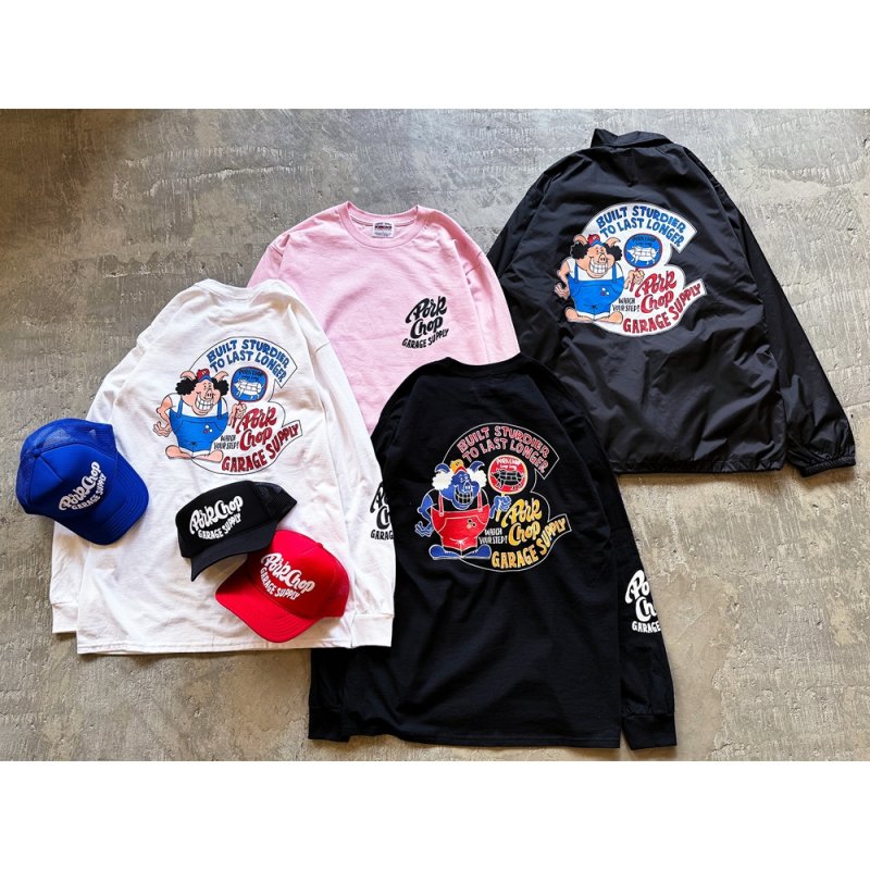 PORKCHOP/PORKY MESH CAP（BLUE）［ポーキーメッシュキャップ-26春夏