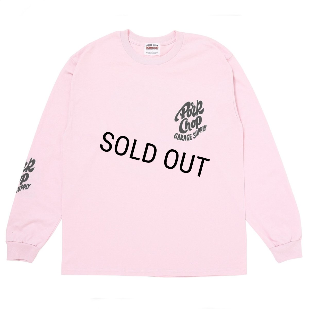 画像2: PORKCHOP/PORKY L/S TEE（LIGHT PINK）［ポーキー長袖T-26春夏］ (2)