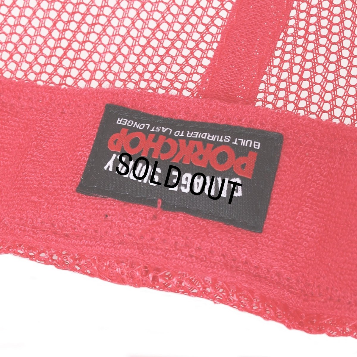 画像4: PORKCHOP/PORKY MESH CAP（RED）［ポーキーメッシュキャップ-26春夏］ (4)