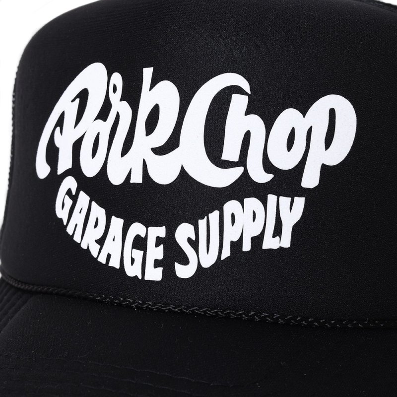 画像3: PORKCHOP/PORKY MESH CAP（BLACK）［ポーキーメッシュキャップ-26春夏］