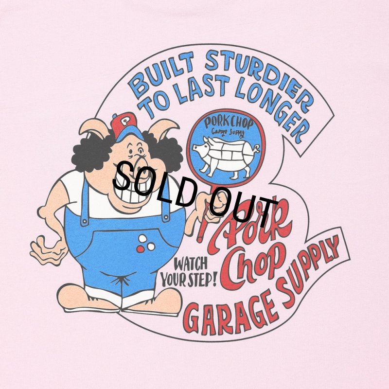 PORKCHOP/PORKY L/S TEE（LIGHT PINK）［ポーキー長袖T-26春夏］ - JONAS