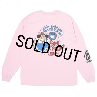 PORKCHOP/PORKY L/S TEE（LIGHT PINK）［ポーキー長袖T-26春夏］ - JONAS