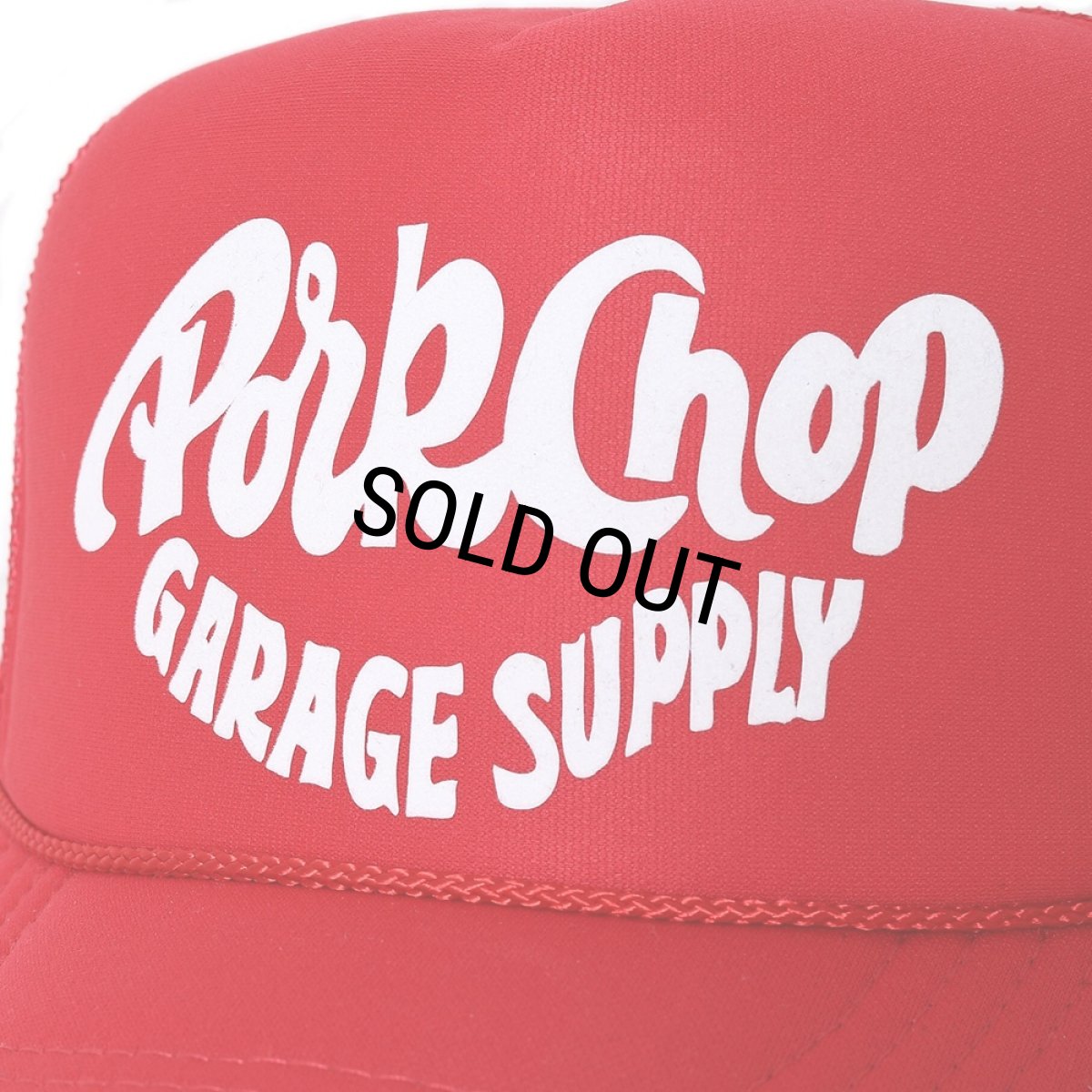 画像3: PORKCHOP/PORKY MESH CAP（RED）［ポーキーメッシュキャップ-26春夏］ (3)