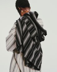 画像6: COOTIE PRODUCTIONS/Dobby Chain Stripe S/S Cavana Shirt（Black）［ドビーチェーンストライプカバナシャツ-26春夏］ (6)