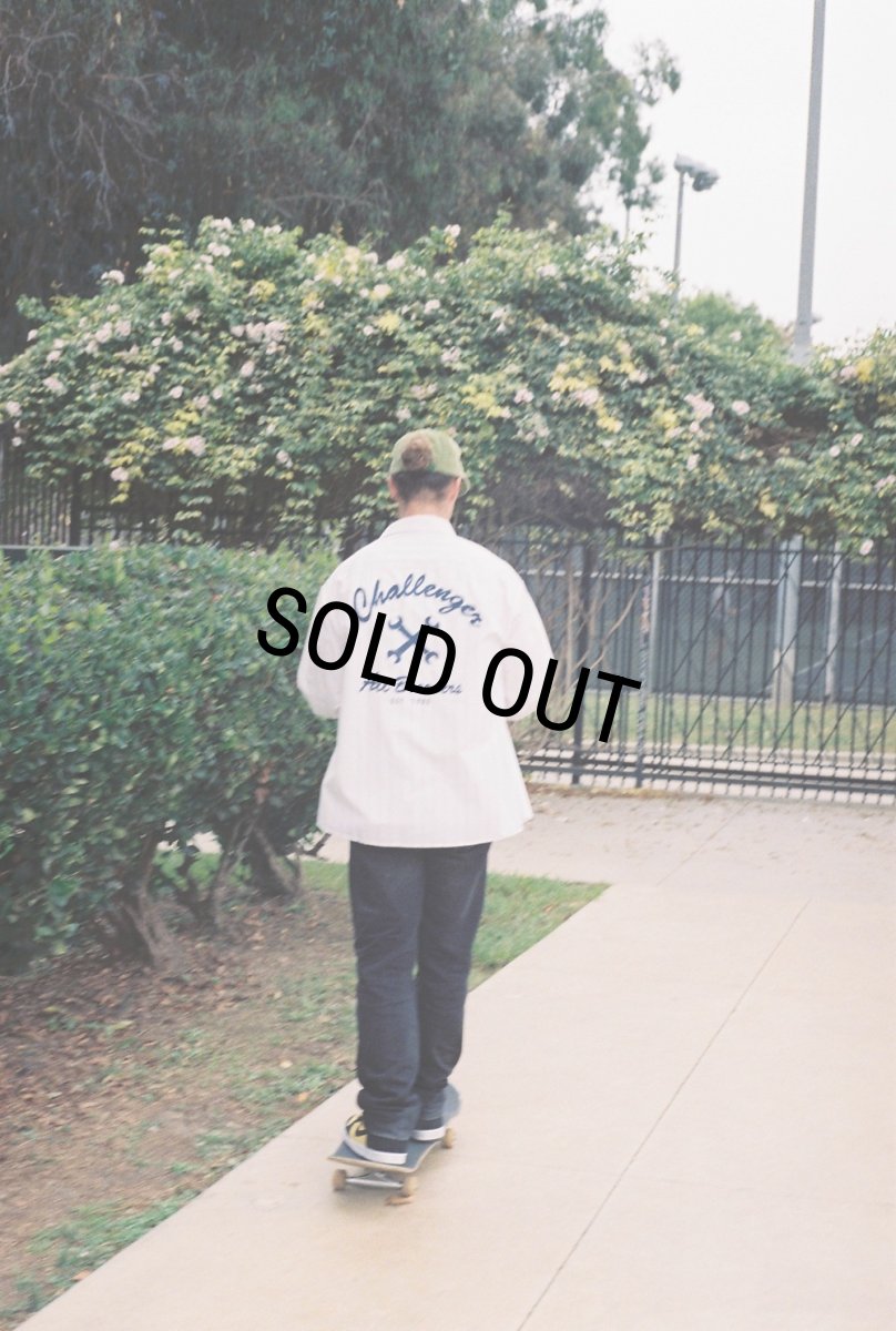 画像10: CHALLENGER/L/S STRIPE MECHANIC SHIRT（LT BLUE）［ストライプメカニックシャツ-26春夏］ (10)