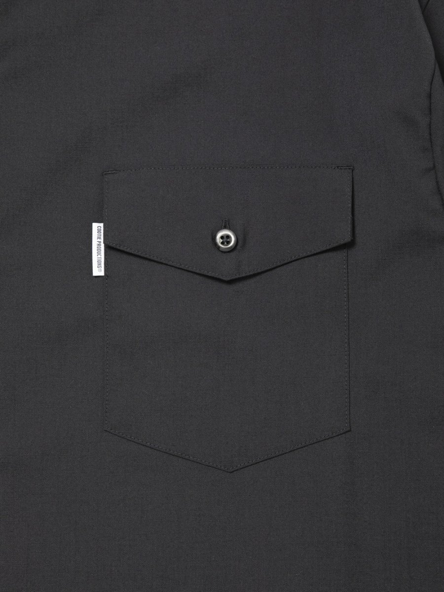 画像4: COOTIE PRODUCTIONS/T/W S/S Scout Shirt（Black）［T/Wスカウトシャツ-26春夏］ (4)