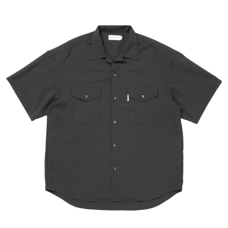 画像1: COOTIE PRODUCTIONS/T/W S/S Scout Shirt（Black）［T/Wスカウトシャツ-26春夏］