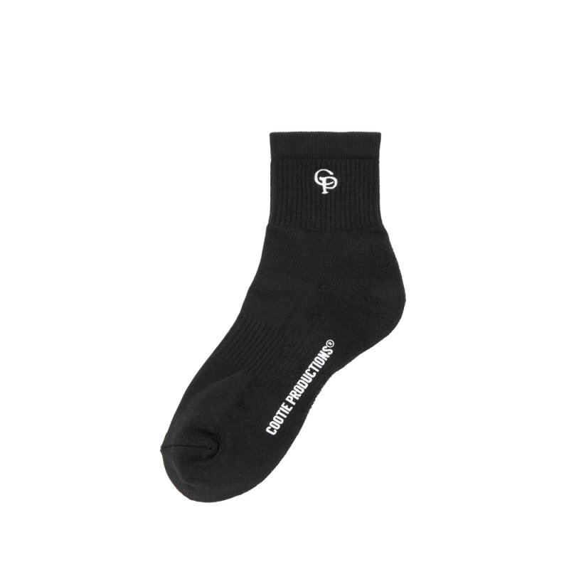 画像1: COOTIE PRODUCTIONS/N/C Short Socks（Black）［ショートソックス-26春夏］