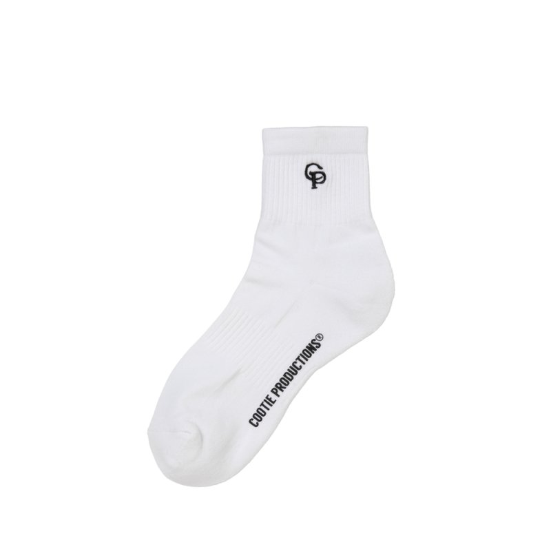 画像1: COOTIE PRODUCTIONS/N/C Short Socks（White）［ショートソックス-26春夏］