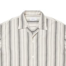 画像3: COOTIE PRODUCTIONS/Dobby Chain Stripe S/S Cavana Shirt（Ivory）［ドビーチェーンストライプカバナシャツ-26春夏］ (3)