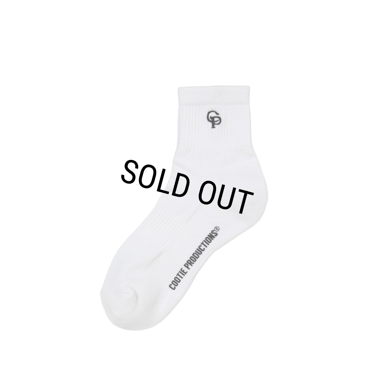 画像1: COOTIE PRODUCTIONS/N/C Short Socks（White）［ショートソックス-26春夏］ (1)