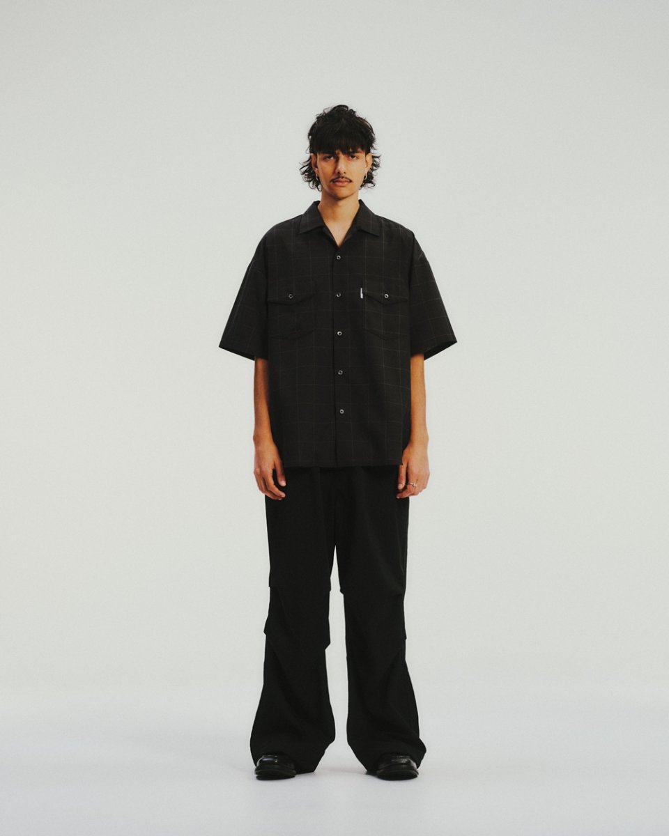 画像5: COOTIE PRODUCTIONS/T/W S/S Scout Shirt（Black）［T/Wスカウトシャツ-26春夏］ (5)