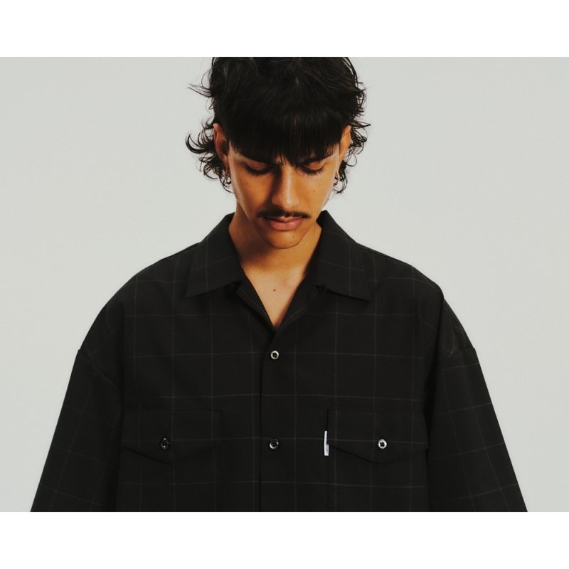 COOTIE PRODUCTIONS/T/W S/S Scout Shirt（Check）［T/Wスカウトシャツ