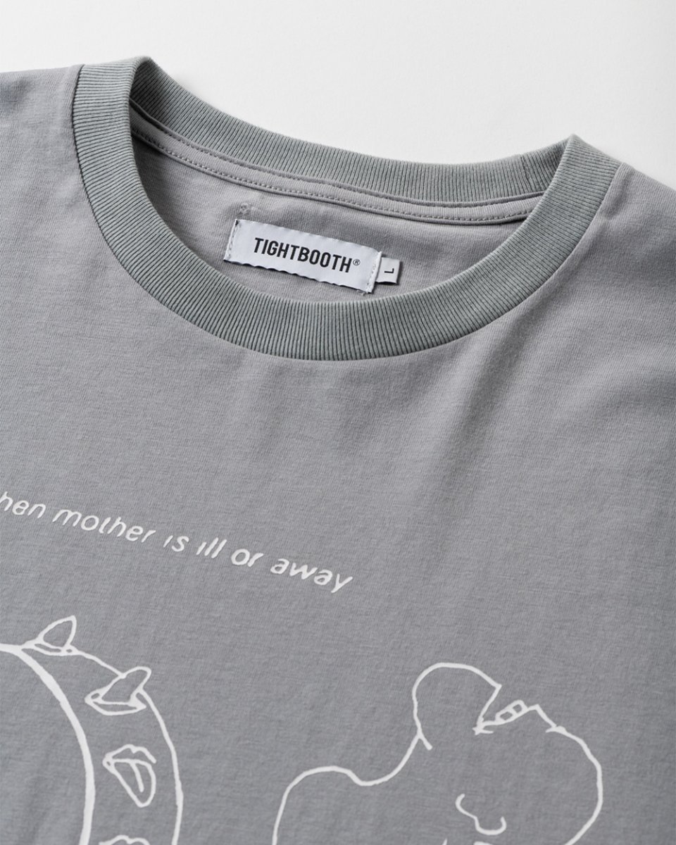 画像2: TIGHTBOOTH/NEW GEAR S/S T-SHIRT（Gray）［ニューギアT-26春夏］ (2)