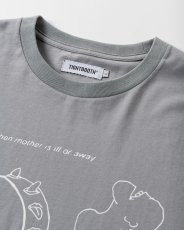 画像2: TIGHTBOOTH/NEW GEAR S/S T-SHIRT（Gray）［ニューギアT-26春夏］ (2)