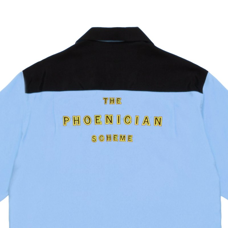 画像3: WACKO MARIA/THE PHOENICIAN SCHEME / 50'S OPEN COLLAR SHIRT（LIGHT PURPLE）［50'Sオープンカラーシャツ-26春夏］