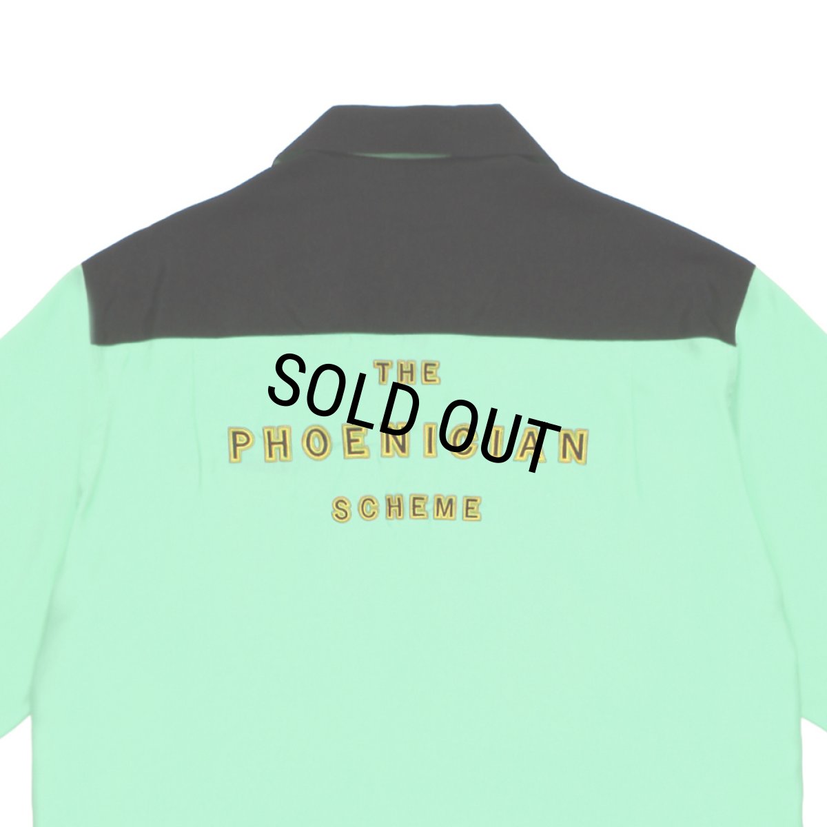 画像4: WACKO MARIA/THE PHOENICIAN SCHEME / 50'S OPEN COLLAR SHIRT（MINT）［50'Sオープンカラーシャツ-26春夏］ (4)