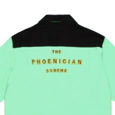 画像4: WACKO MARIA/THE PHOENICIAN SCHEME / 50'S OPEN COLLAR SHIRT（MINT）［50'Sオープンカラーシャツ-26春夏］ (4)