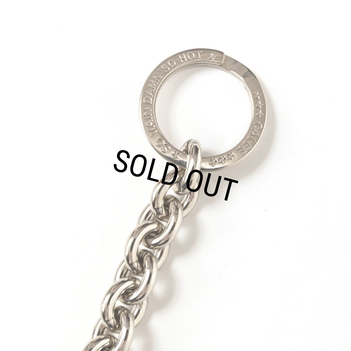 画像5: CALEE/STUDS LEATHER WALLET CHAIN（BLACK）［スタッズレザーウォレットチェーン-26春夏］ (5)
