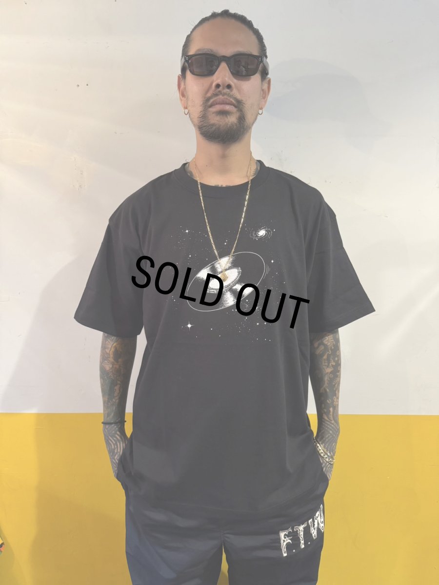 画像3: exodus brand/SPACE VINYL RECORD T SHIRT（BLACK）［プリントT-26春夏］ (3)