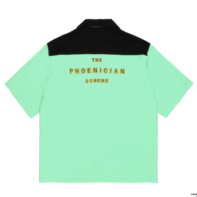 画像2: WACKO MARIA/THE PHOENICIAN SCHEME / 50'S OPEN COLLAR SHIRT（MINT）［50'Sオープンカラーシャツ-26春夏］