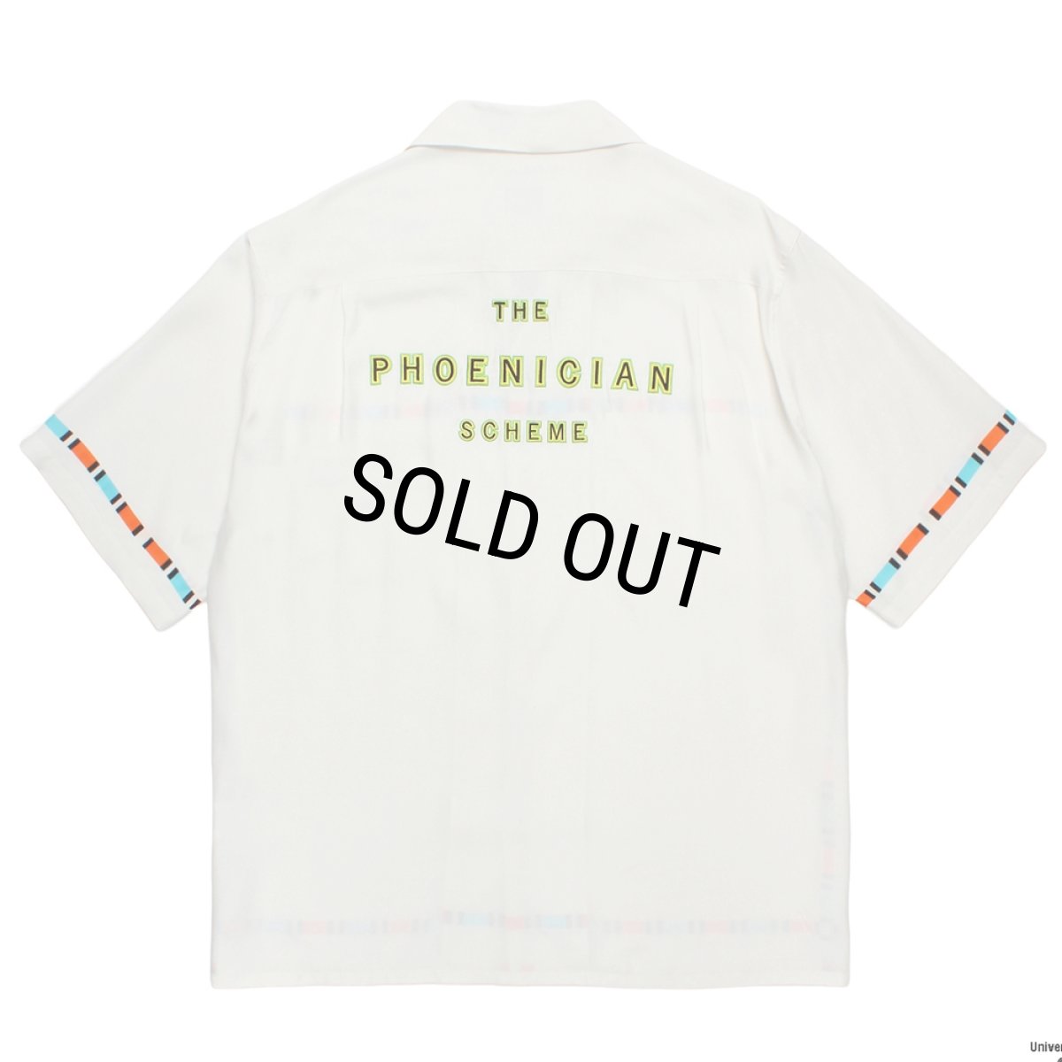 画像2: WACKO MARIA/THE PHOENICIAN SCHEME / HAWAIIAN SHIRT（WHITE）［ハワイアンシャツ-26春夏］ (2)