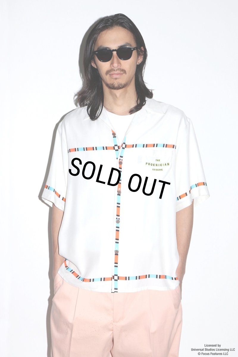 画像7: WACKO MARIA/THE PHOENICIAN SCHEME / HAWAIIAN SHIRT（WHITE）［ハワイアンシャツ-26春夏］ (7)