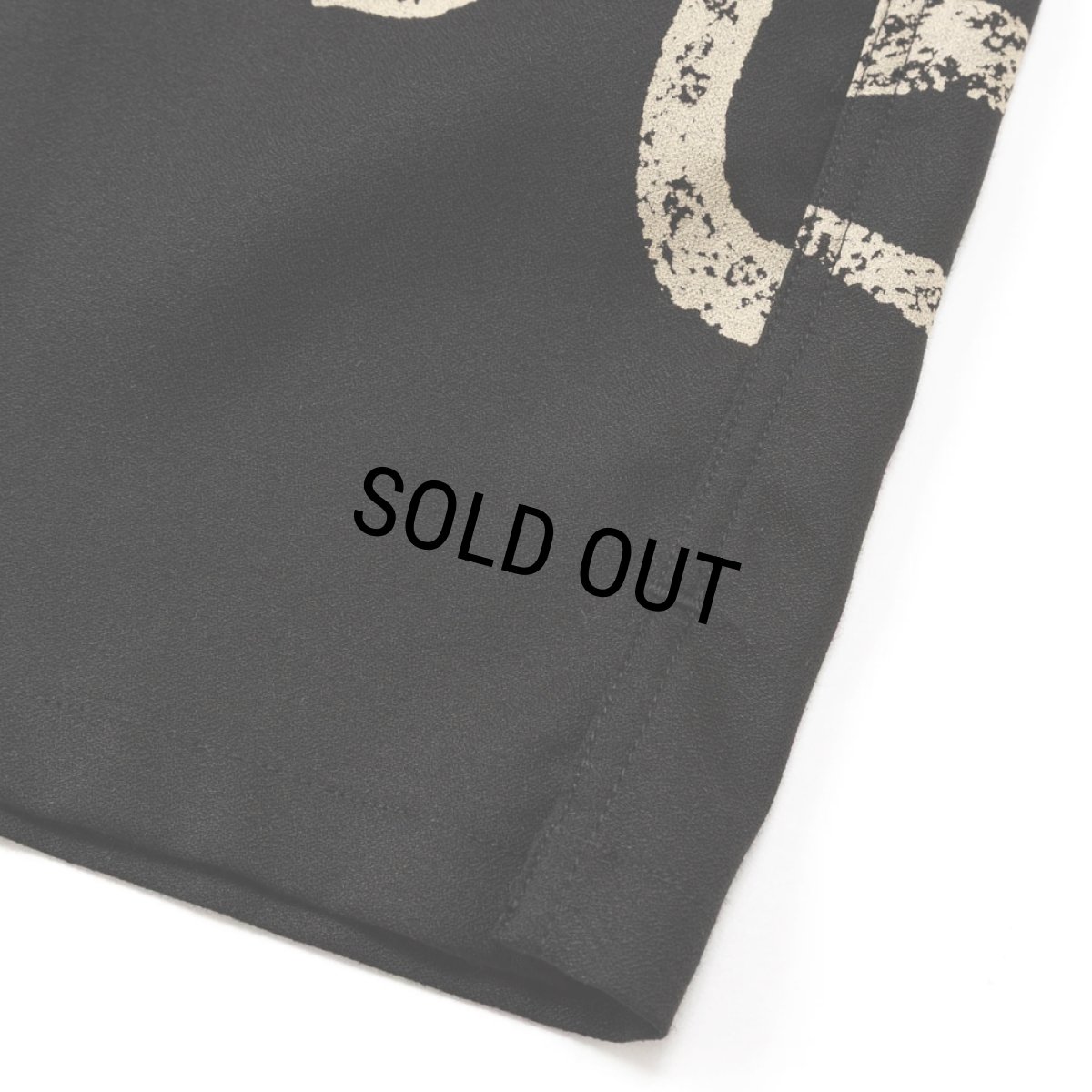 画像5: CALEE/SNAKE PATTERN PANEL S/S SH（BLACK）［スネークパターンシャツ-26春夏］ (5)