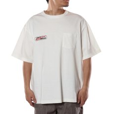 画像3: CALEE/VINTAGE TYPE THUNDER CRAFT POCKET TEE（WHITE）［プリントポケT-26春夏］ (3)