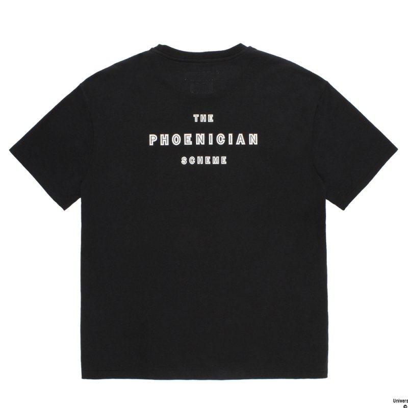 画像2: WACKO MARIA/THE PHOENICIAN SCHEME / WASHED HEAVY WEIGHT T-SHIRT（BLACK）［プリントT-26春夏］